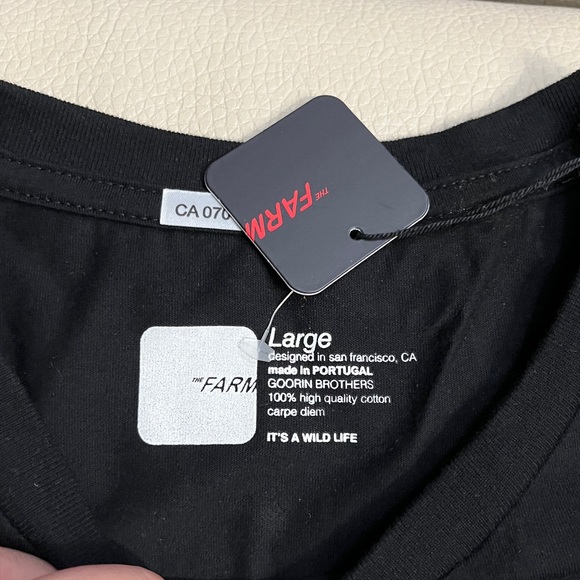 NWT - Goorin Bros The Farm Lone Wolf Men’s T Shirt - Made in Portugal - Size L - Picture 8 of 9